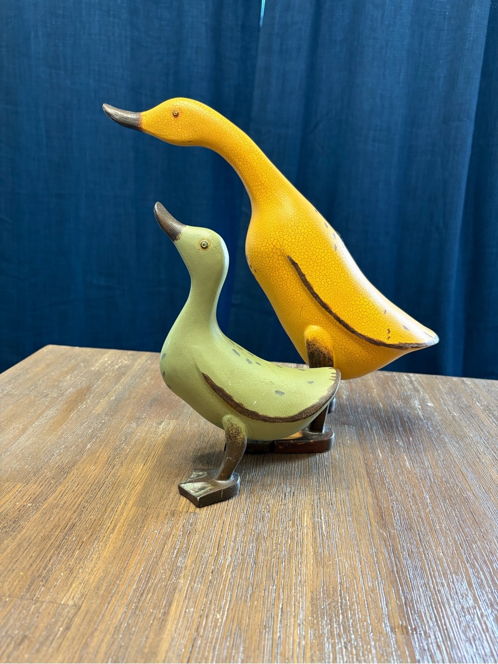 Decorative Wood Duck Statue Set Yellow Green Smith Hawkens Target